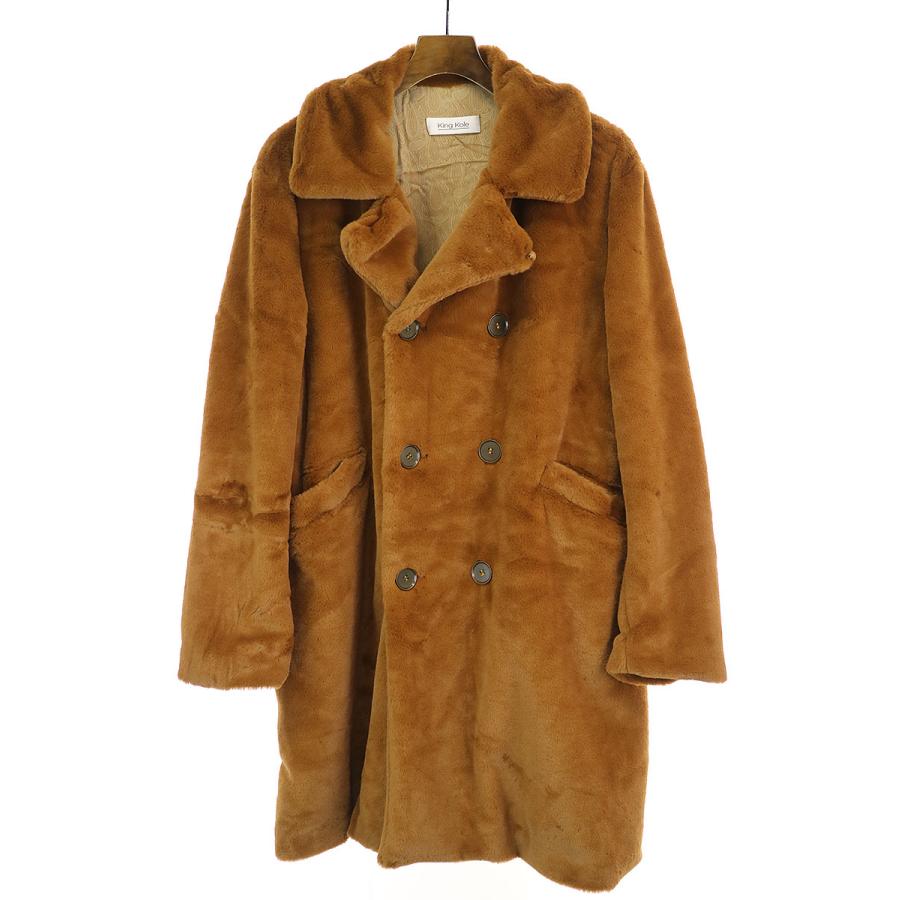 新品　タグ付き　relume別注 ダブルブレストファーコート KING KOLE キングコール relume別注 19AW ダブルブレストファーコート