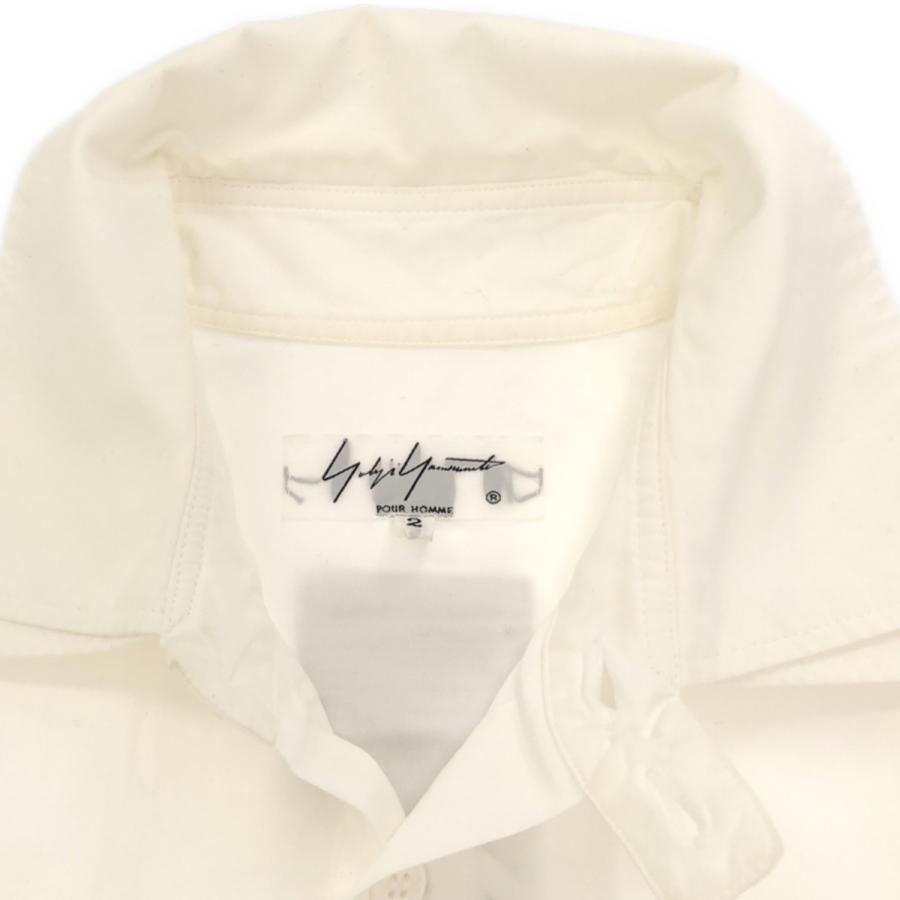 [Alexandros] × yohji yamamoto 2枚衿ロングシャツ Yohji Yamamoto [ALEXANDROS] 2枚衿ロングシャツ