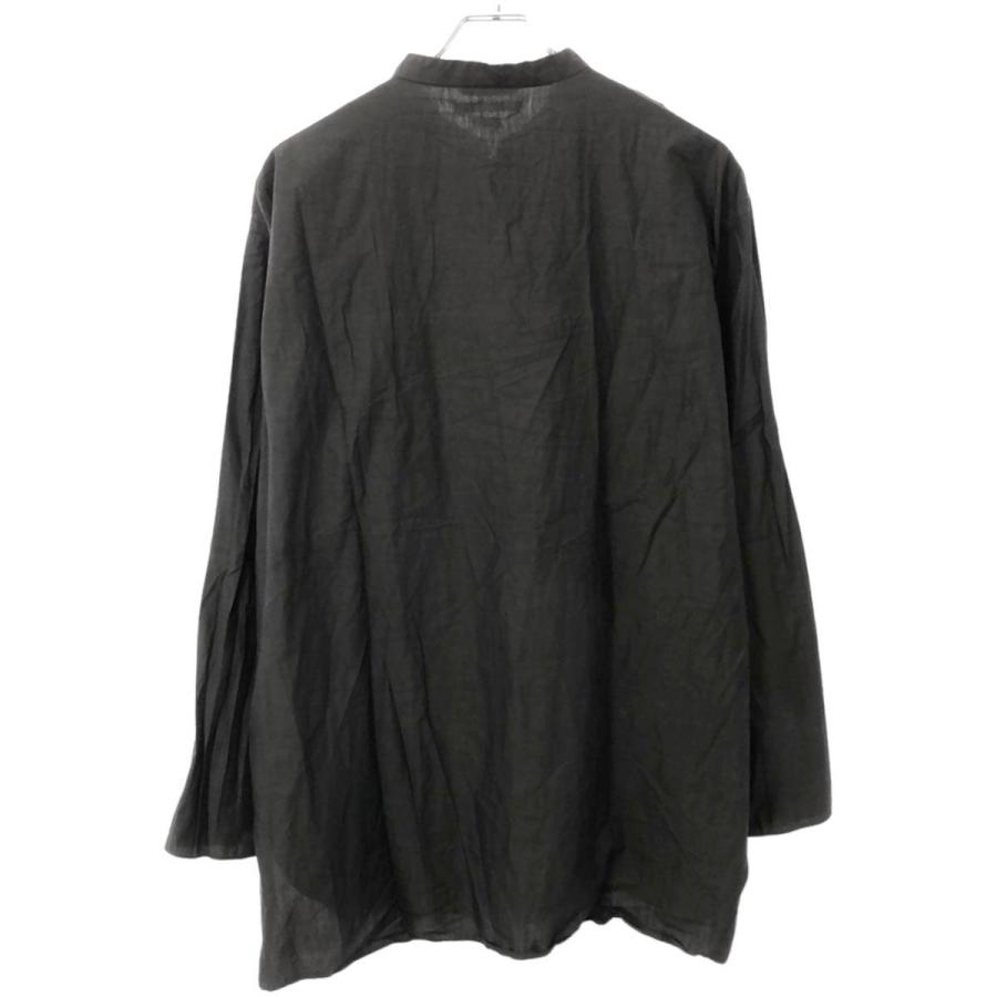 BLURHMS（ブラームス） 23SS Chambray Stand Collar Cuffless Shirt