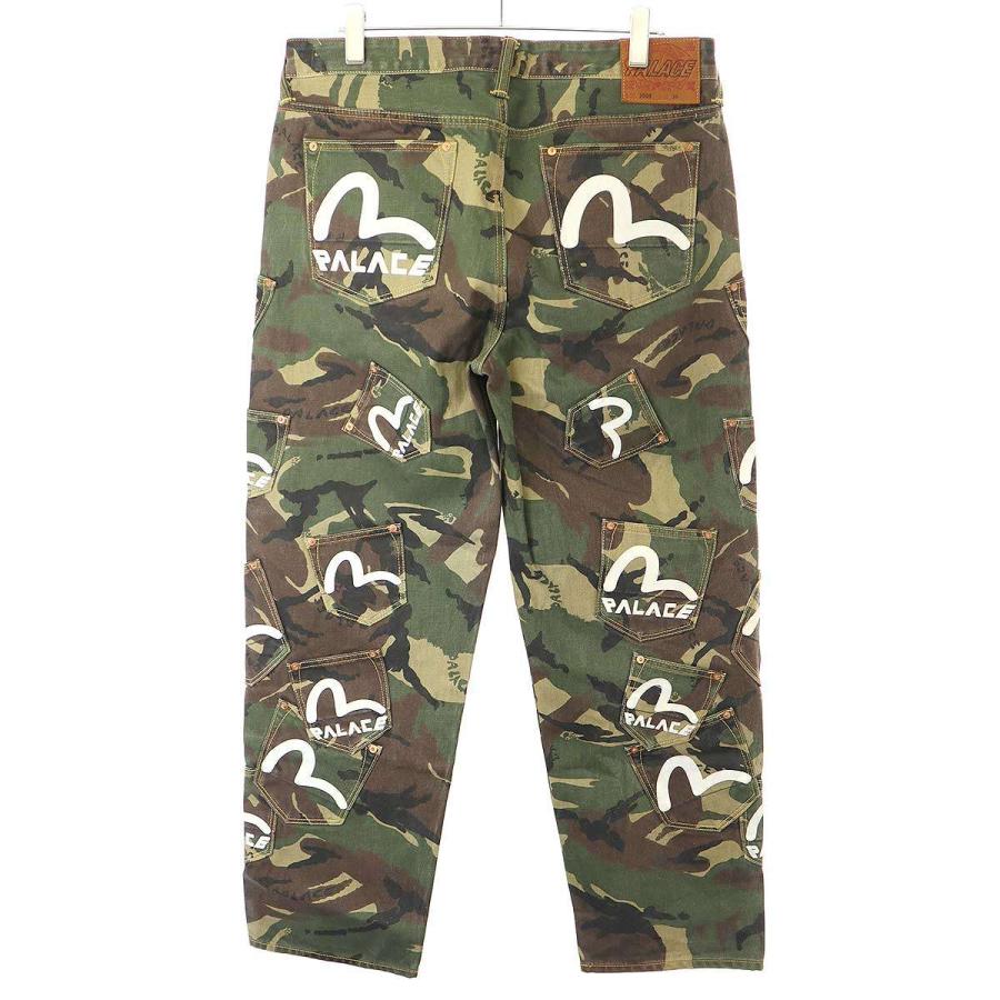 PALACE×EVISU パレス×エビス DENIM JEAN CAMO ペイント加工 PALACE×EVISU パレス×エビス DENIM JEAN CAMO ペイント加工