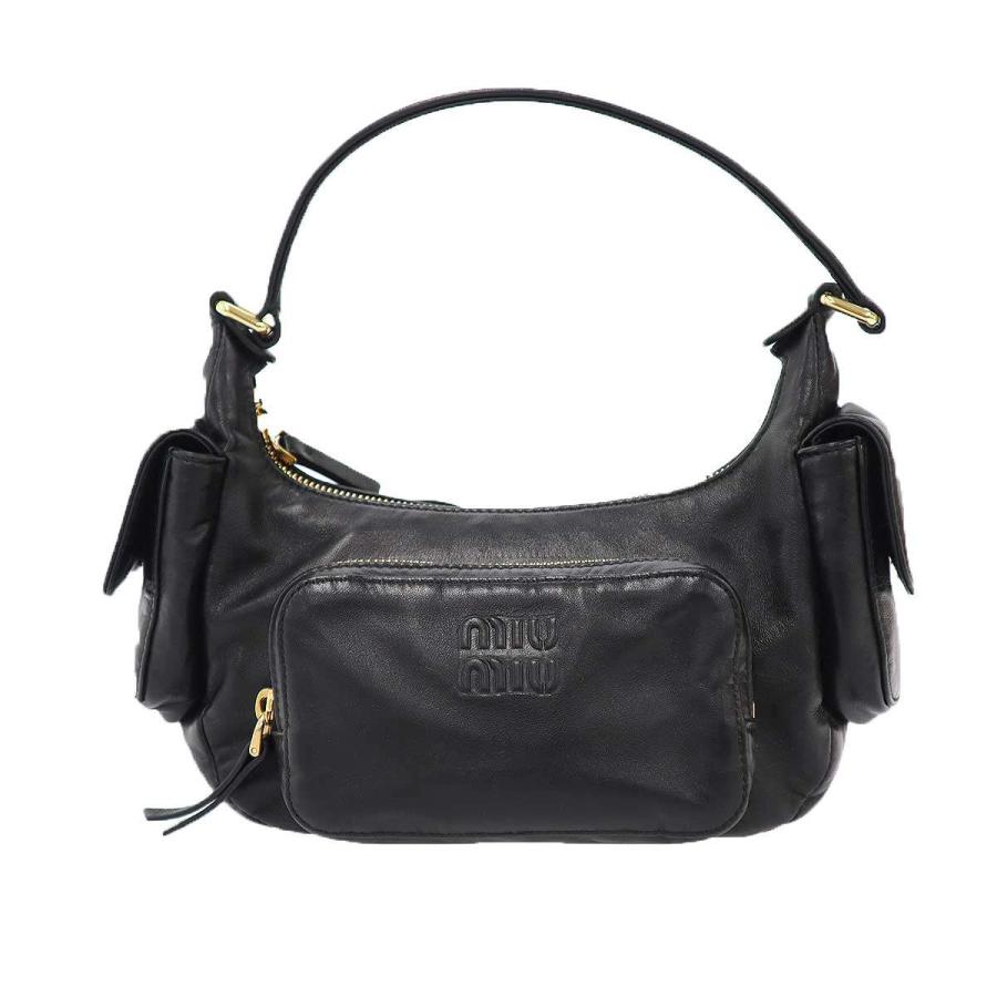miu miu（ミュウミュウ） Pocket Bag ナッパレザー ポケットバッグ 