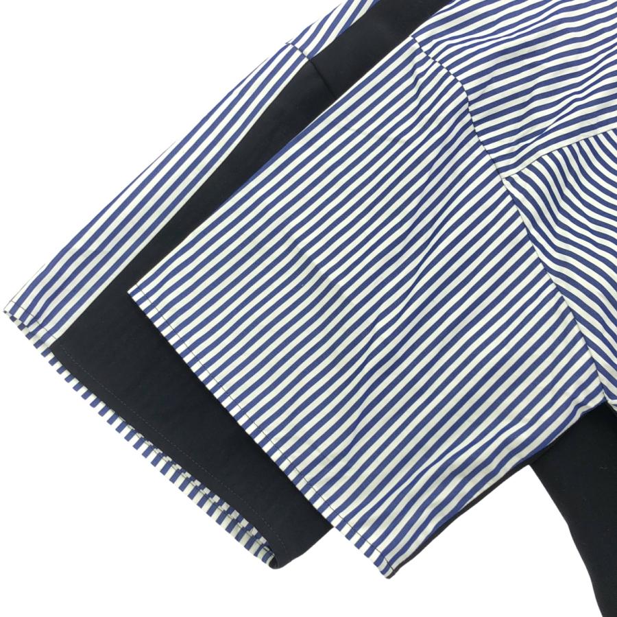 ENFOLD エンフォルド 24AW SHIRT COMBI PULLOVER シャツコンビネーションプルオーバートップス 300HA230-0560 ミックス 38 ENFOLD（エンフォルド） 24AW SHIRT COMBI PULLOVER シャツ