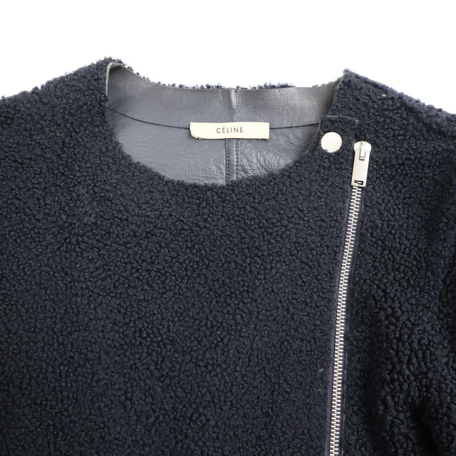 CELINE（セリーヌ） by Phoebe Philo ムートン レザーライダース