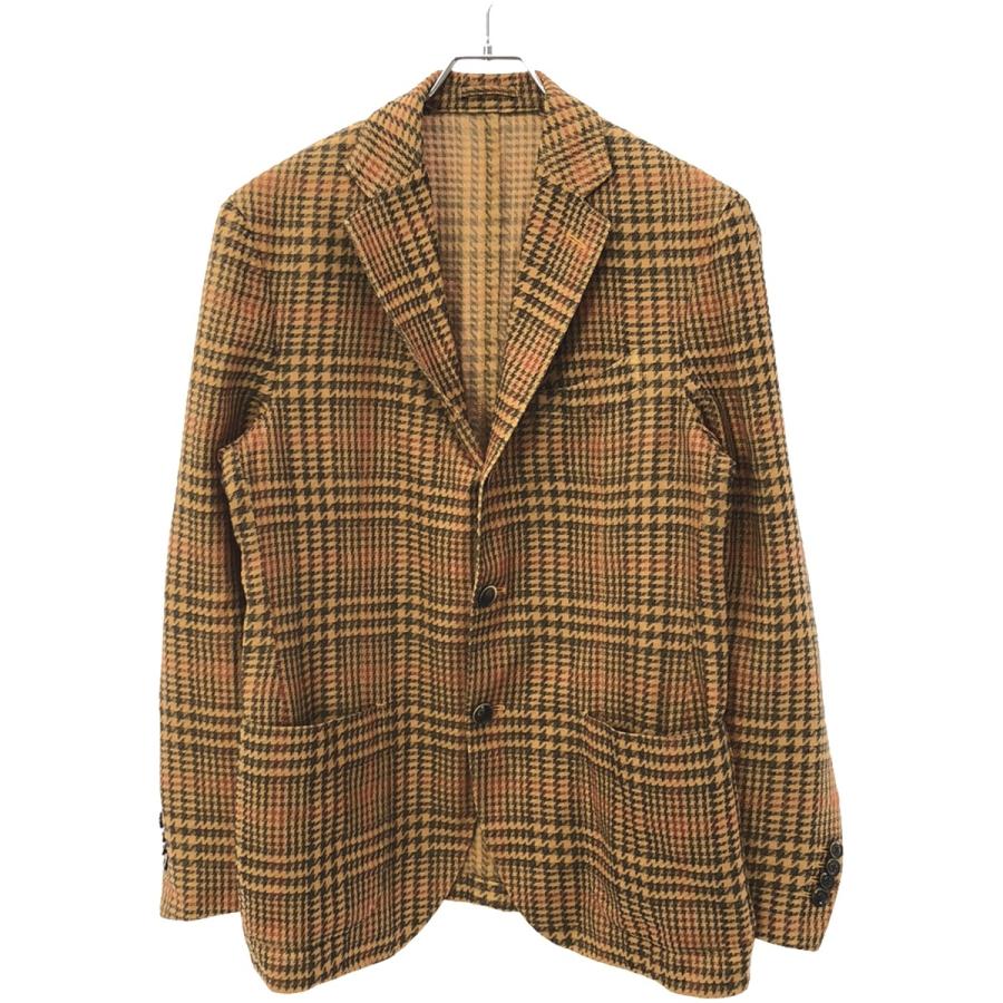 極美品LARDINI ラルディーニハウンドトゥースツイードダブルジャケット
