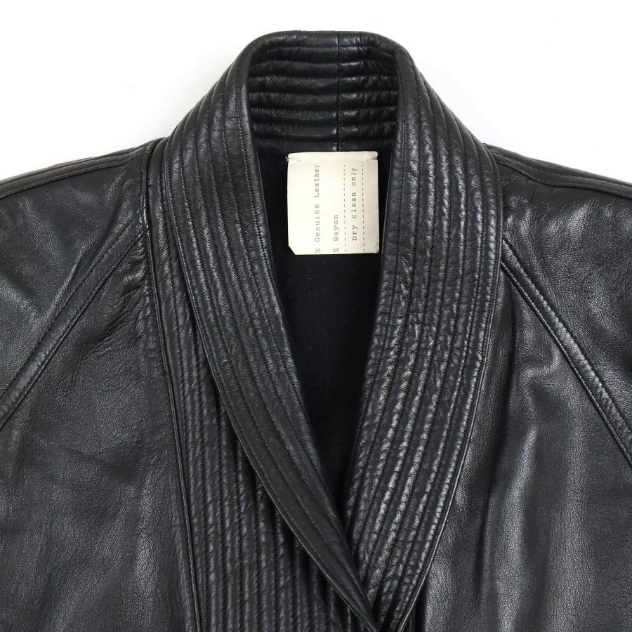 GIANNI VERSACE ジャンニ ヴェルサーチ 80's ビンテージ キモノレザー