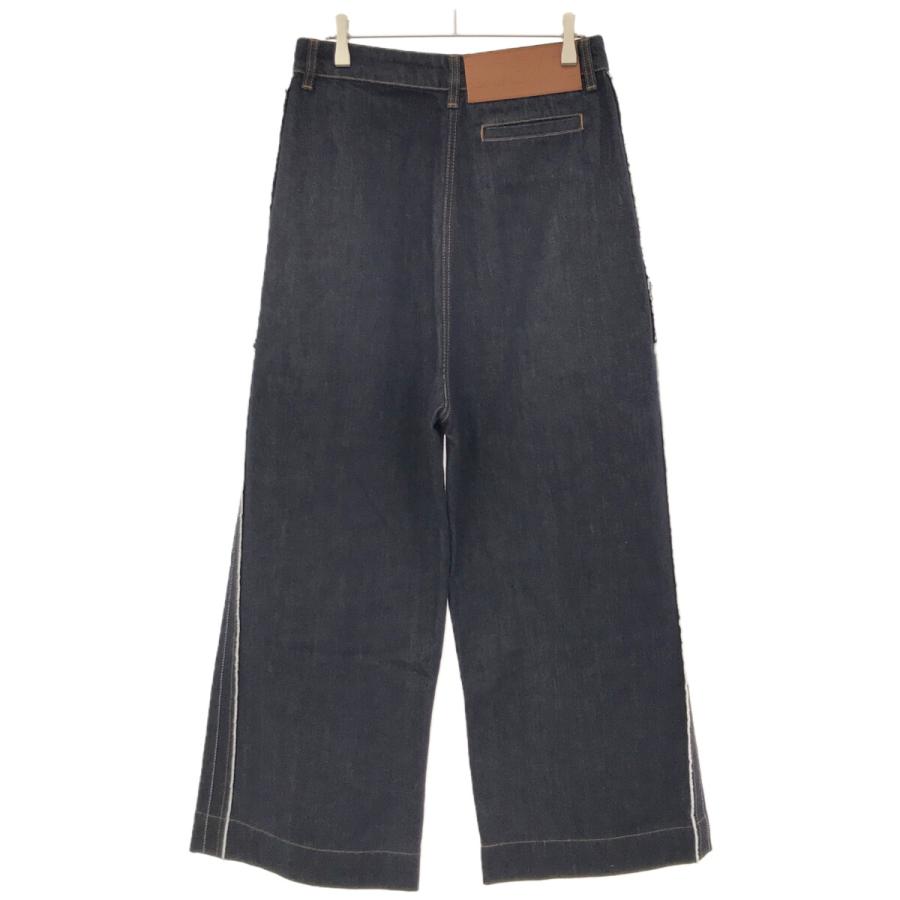 LOEWE ロエベ 21AW サイドラインワイドデニムパンツ S359331XD8 LOEWE ロエベ 21AW サイドラインワイドデニムパンツ S359331XD8