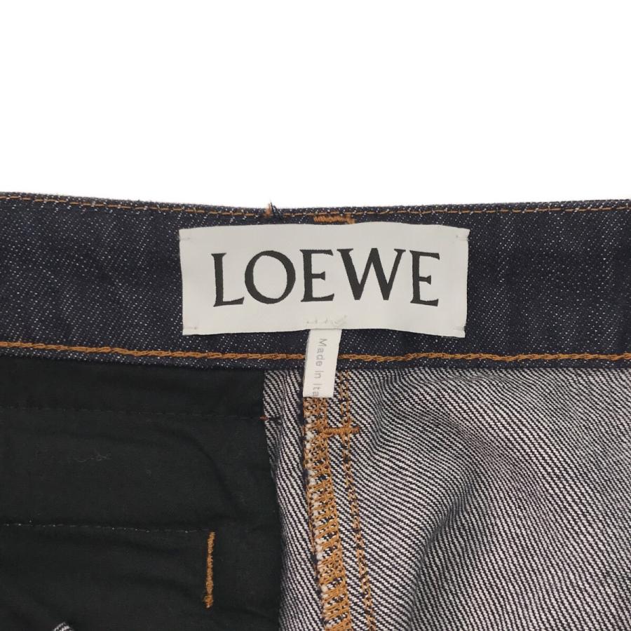 LOEWE ロエベ 21AW サイドラインワイドデニムパンツ S359331XD8 LOEWE ロエベ 21AW サイドラインワイドデニムパンツ S359331XD8