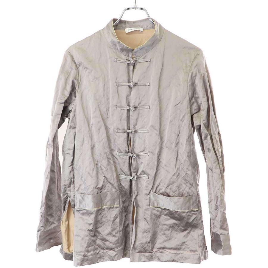 新品未使用☆madison  blue マディソンブルー シャツ グレージュ MADISON BLUE（マディソンブルー） 24AW CHINOIS STYLE JK METAL