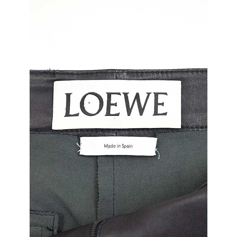 LOEWE ロエベ ラムスキンレザーパンツ ブラック 36 IT89BQZRW2X6 LOEWE ロエベ ラムスキンレザーパンツ ブラック 36 IT89BQZRW2X6