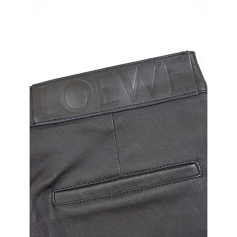 LOEWE ロエベ ラムスキンレザーパンツ ブラック 36 IT89BQZRW2X6 LOEWE ロエベ ラムスキンレザーパンツ ブラック 36 IT89BQZRW2X6