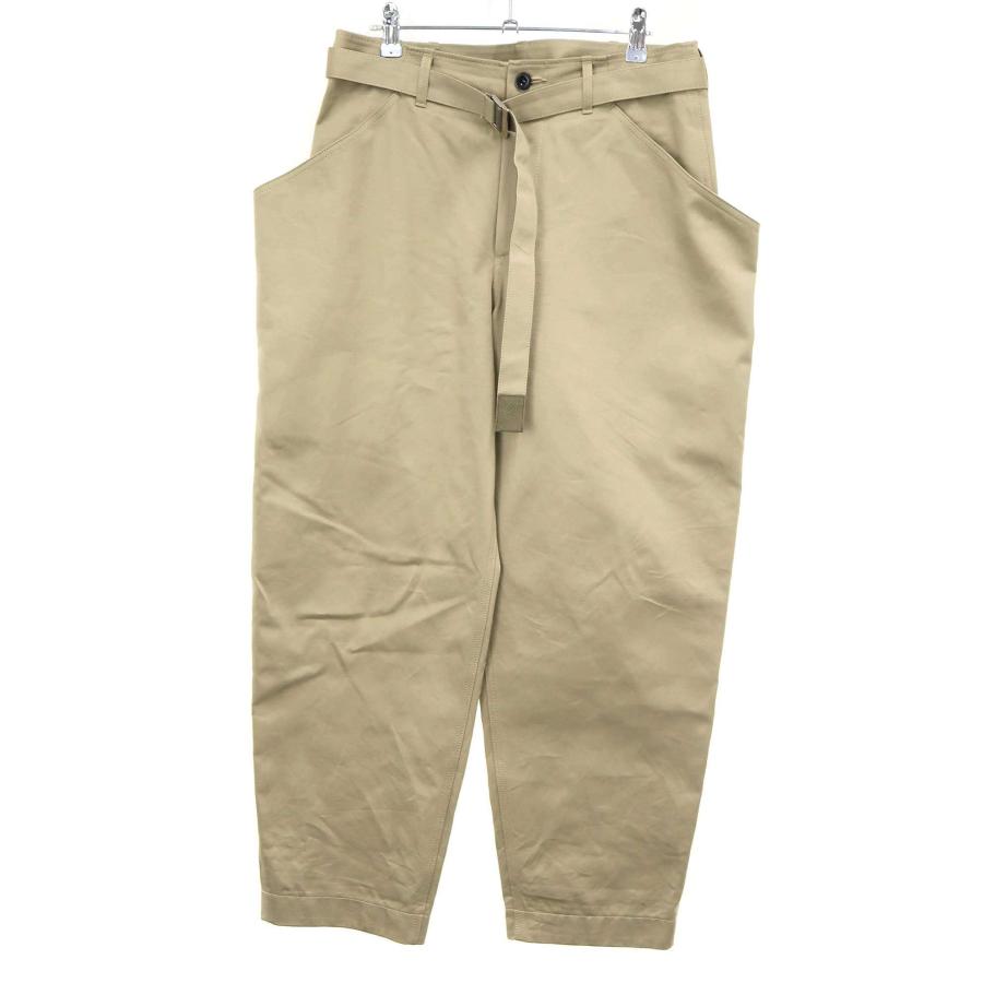 sacai（サカイ） 25SS Cotton Chino Pants ベルテッドコットン 