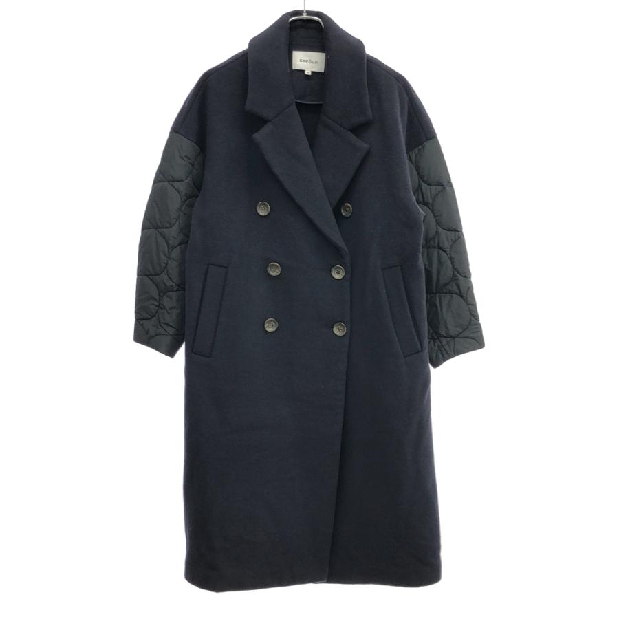 ENFOLD（エンフォルド） フェザーリーバーロングPコート 300CA330-1660