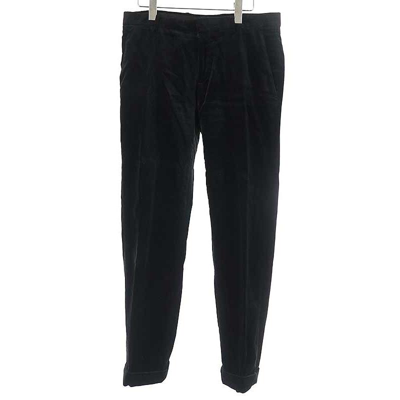 ETRO エトロ ベルベット2Bセットアップスーツ ブラック 48 