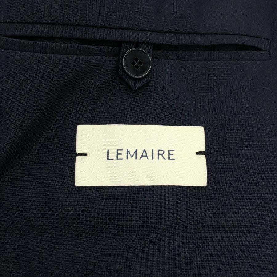 LEMAIRE（ルメール） コットンウール 2Bテーラードジャケット ネイビー