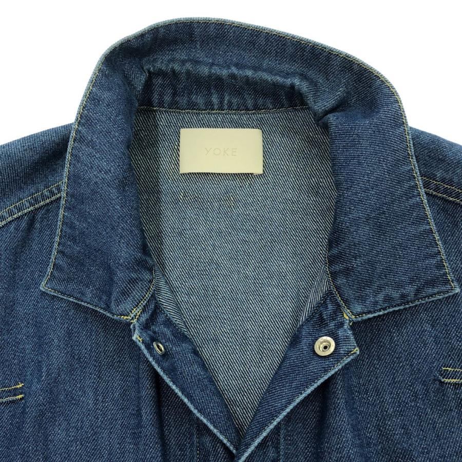 YOKE ヨーク Detachable Pocket Denim Jacket YOKE DETACHABLE POCKET DENIM JACKET(YK21SS0196B) style