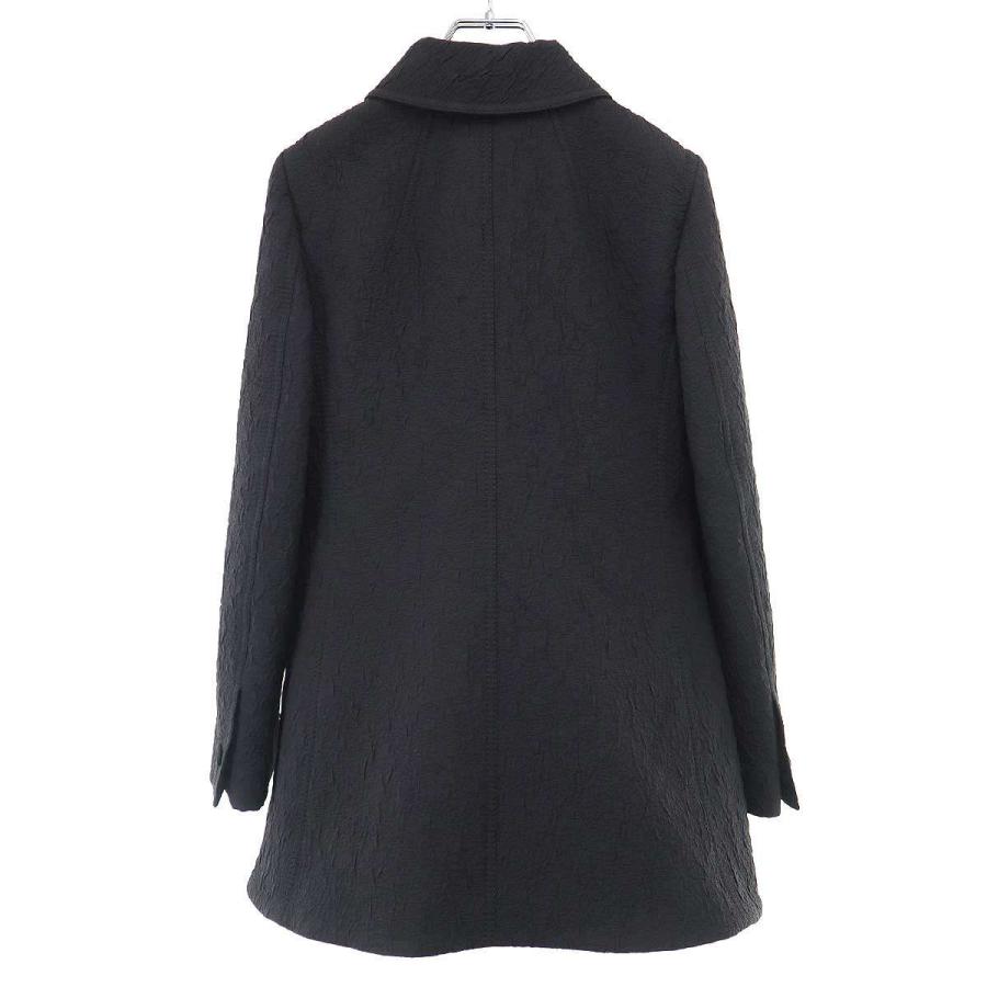 GUCCI グッチ テクスチャード コート 781318 ZAQE7 ブラック 38 IT8FGWRH32M7_1