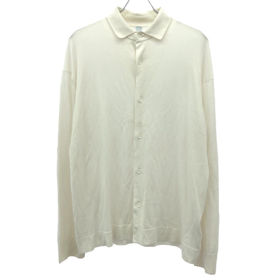 CFCL シーエフシーエル HIGH GAUGE SHIRT 1 ハイゲージニットシャツ CF002KJ013 ホワイト 5 CFCL シーエフシーエル HIGH GAUGE SHIRT 1 ハイゲージニットシャツ