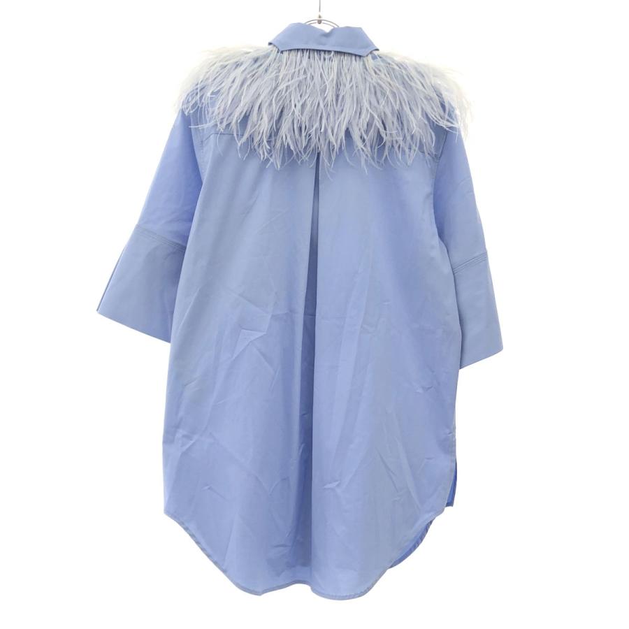 24AW toga pulla トーガ プルラ ショートスリーブフェザーシャツ