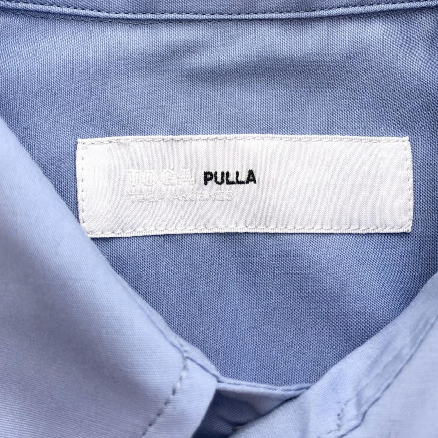 24AW toga pulla トーガ プルラ ショートスリーブフェザーシャツ