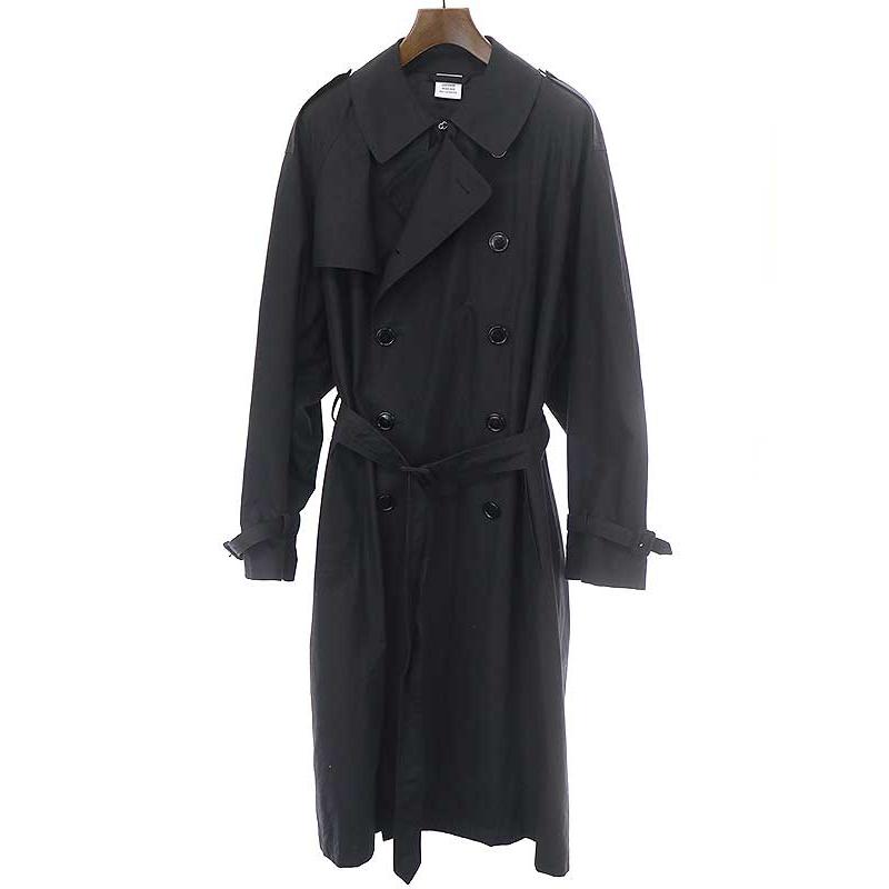 VETEMENTS ヴェトモン ダブルブレストオーバーサイズトレンチ VETEMENTS ヴェトモン ダブルブレストオーバーサイズトレンチ