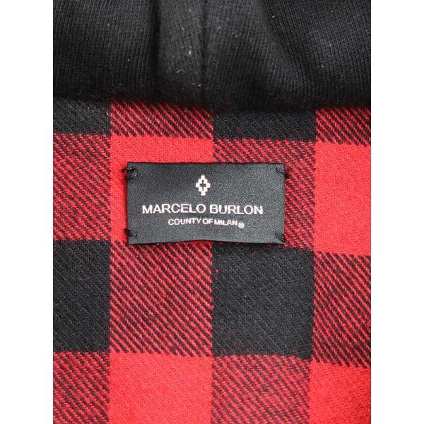 MARCELO BURLON マルセロバーロン デニムドッキングフーデット MARCELO BURLON マルセロバーロン デニムドッキングフーデット