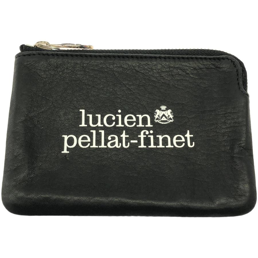 新品タグ付　lucien pellat-finet/ レザーポーチ　スモール Lucien Pellat-Finet（ルシアン・ペラフィネ） スモール レザーポーチ