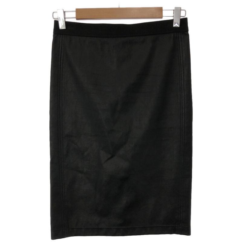 HELMUT LANG ヘルムート ラング KNEE LENGTH SK シープスキンレザー 
