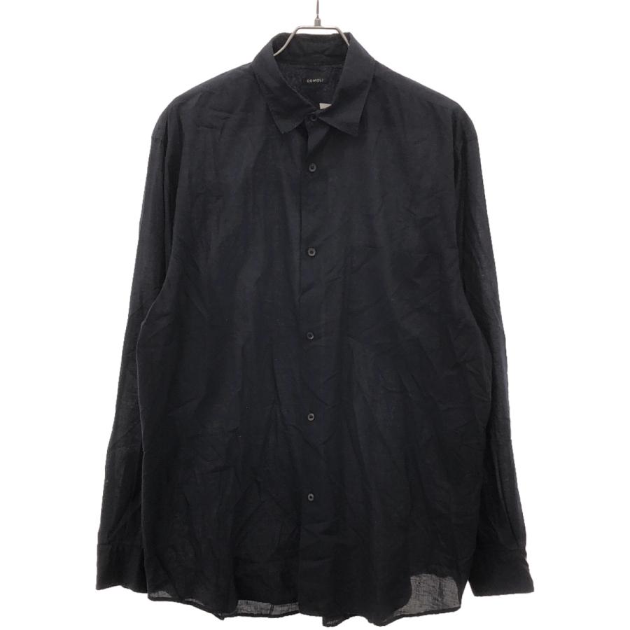 COMOLI コモリ 23AW コットンコモリシャツ Y03-02030 ネイビー 3 COMOLI コモリ 23AW コットンコモリシャツ Y03-02030 ネイビー 3