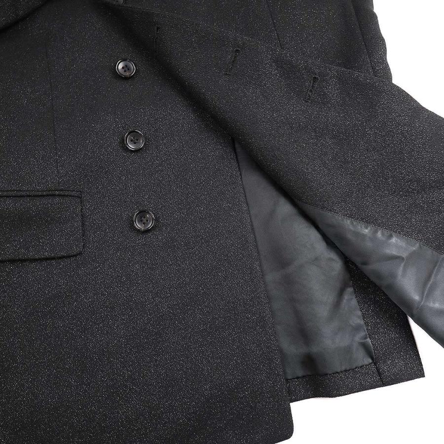 【コムデギャルソン　オム　プリュス】　ブラック・ダブルブレストジャケット Comme Des Garçons Homme Plus ダブルジャケット | ブラック | FARFETCH JP