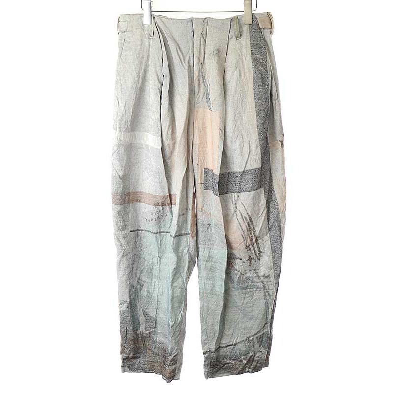 licht bestreben リヒトベシュトレーベン 23SS TUCK WIDE JAQUARD 