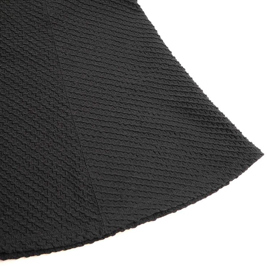 【新品未使用】マメクロゴウチ 25SS ブラックドレス　Size 2 mame mame kurogouchi マメ クロゴウチ 25SS Shirring Jersey Jacquard