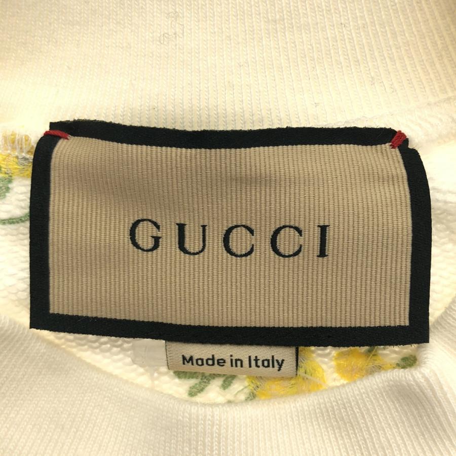 GUCCI（グッチ） フラワーエンブロイダリーロゴ スウェットトレーナー