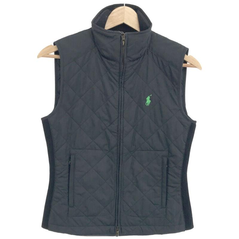 キルティングベストPolo Ralph Laurenポロラルフローレン　ネイビー POLO RALPH LAUREN - ラルフローレン キルティングベスト XSの