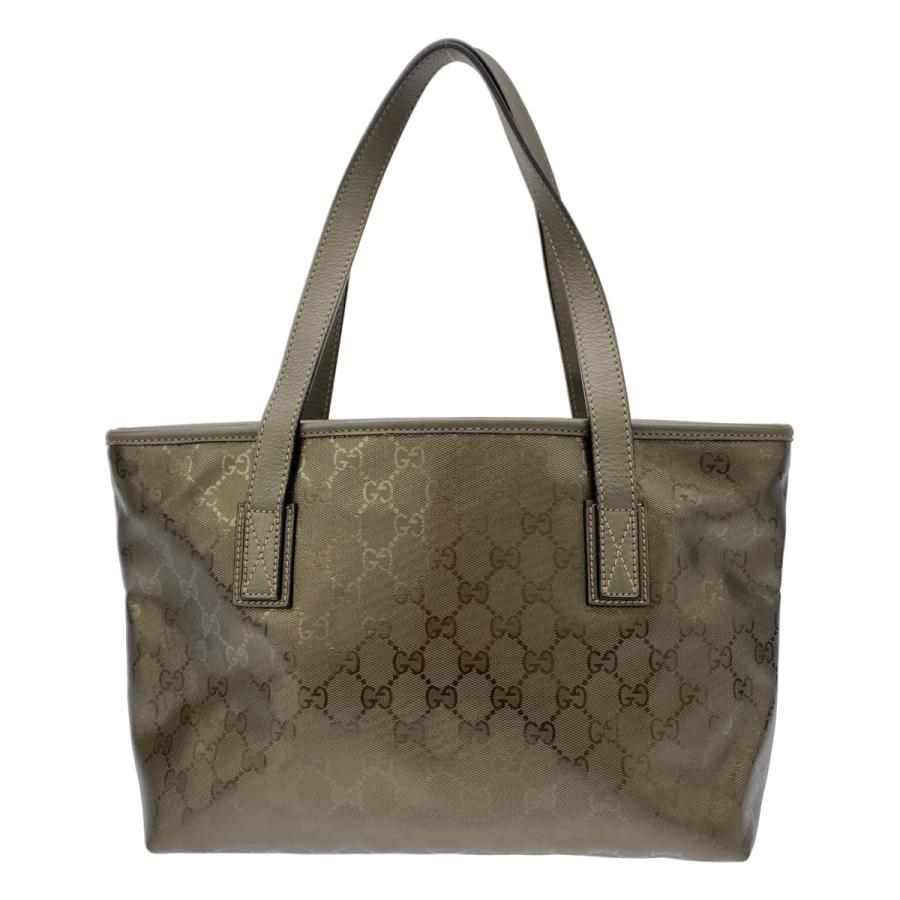 ◇良品GUCCIグッチ トートバッグ GGクリスタル シルバー系×ゴールドラメ◇ GUCCI（グッチ） GGキャンバス メタリックトートバッグ 211133