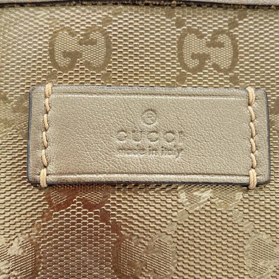 GUCCI（グッチ） GGキャンバス メタリックトートバッグ 211133