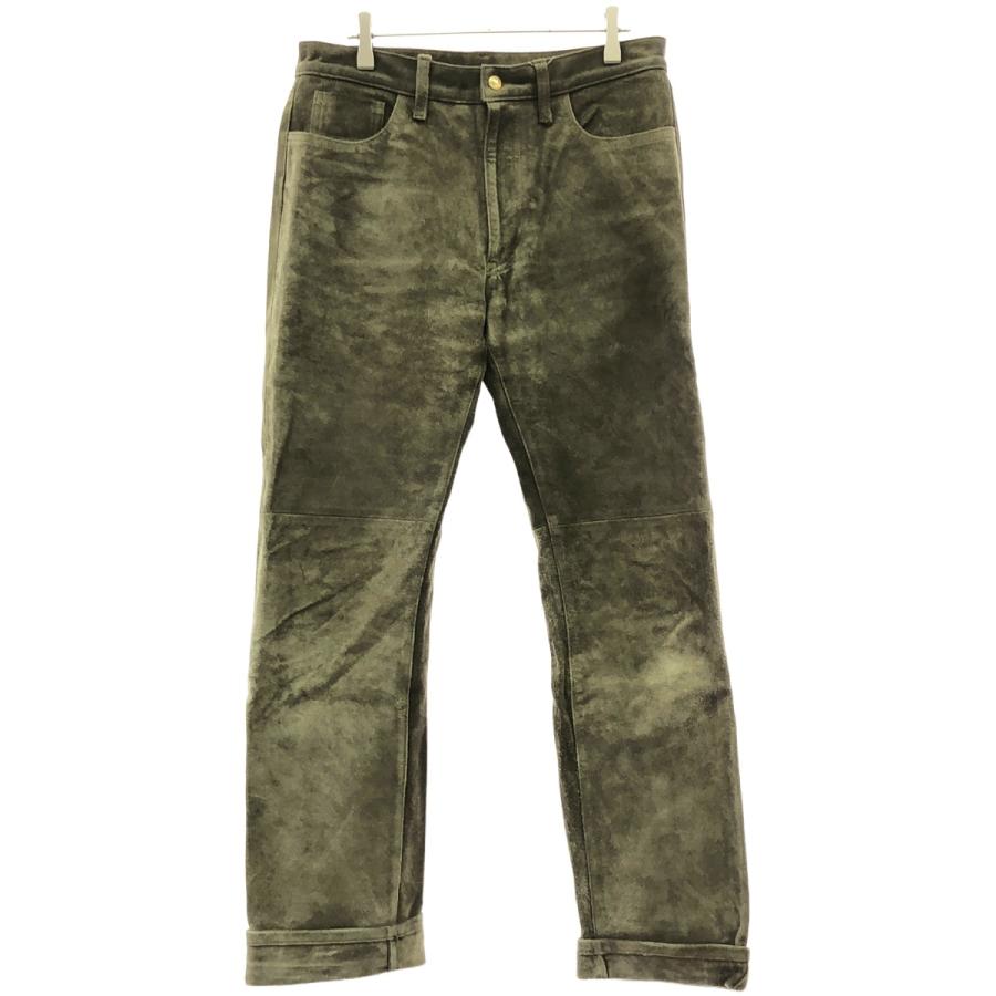 MADISON BLUE（マディソンブルー） 16AW カーフスエードレザーパンツ