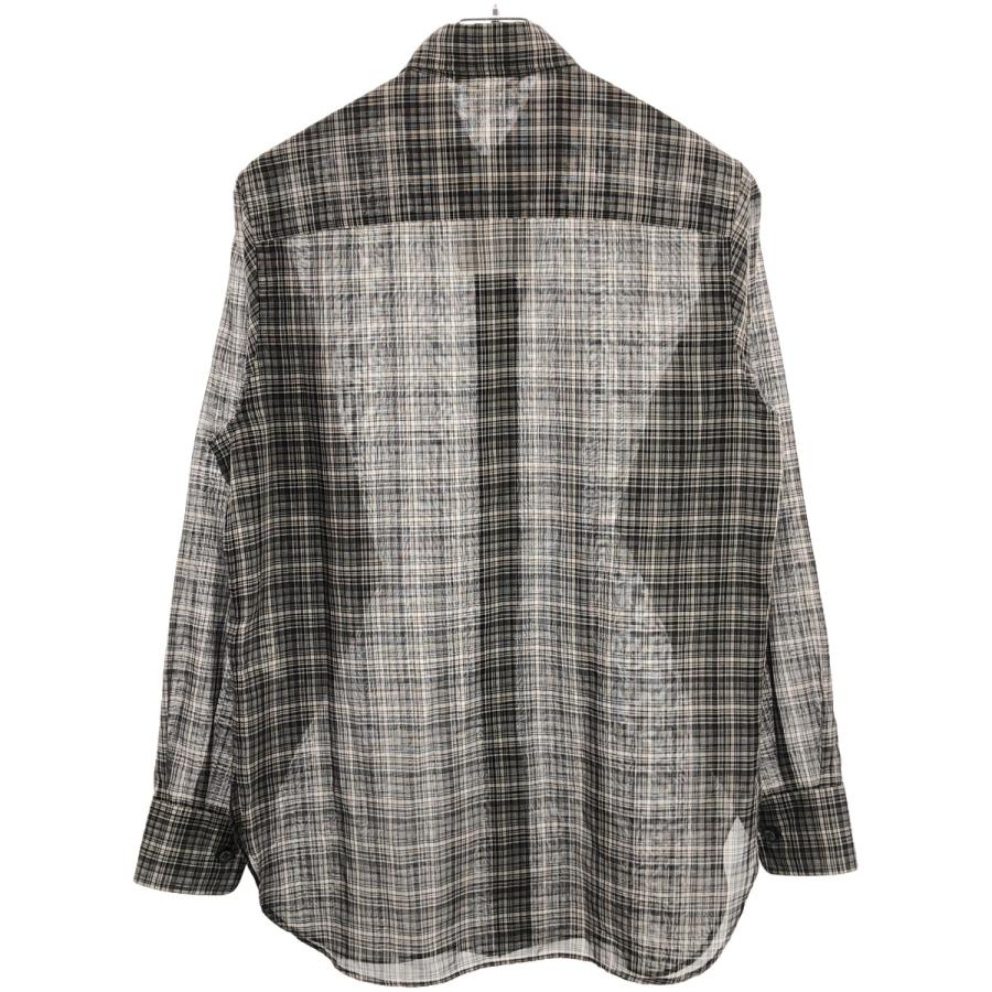 AURALEE（オーラリー） 21SS WOOL RECYCLE POLYESTER SHEER CHECK 