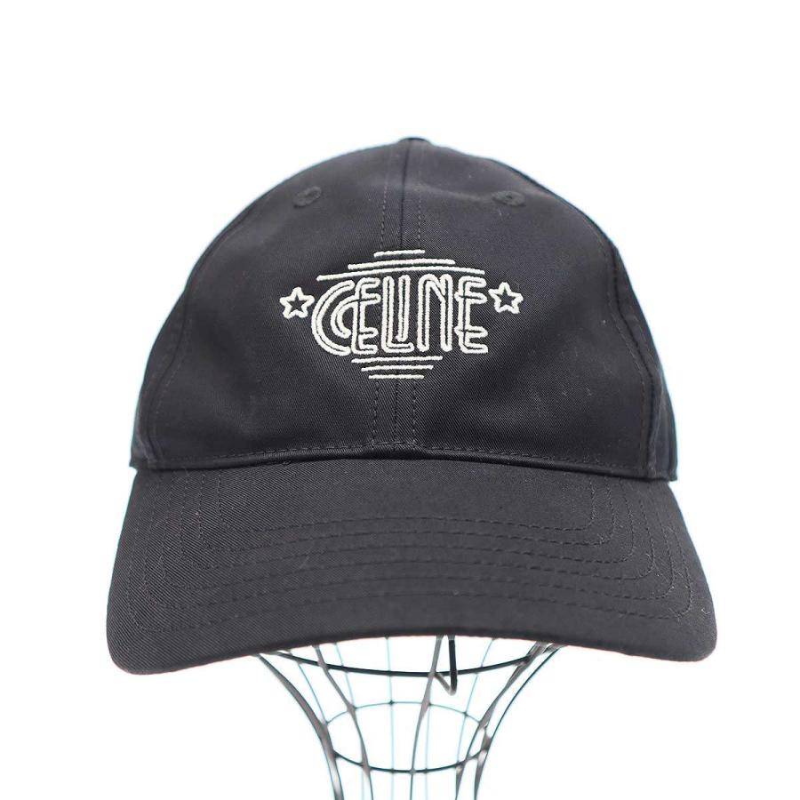 CELINE セリーヌ ウィルターン ベースボールキャップ ブラック S CELINE セリーヌ ウィルターン ベースボールキャップ ブラック S