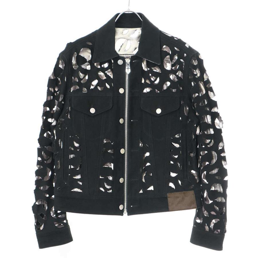 MASU（エムエーエスユー） 24SS WING-CUT LEATHER TRUCKER JACKET