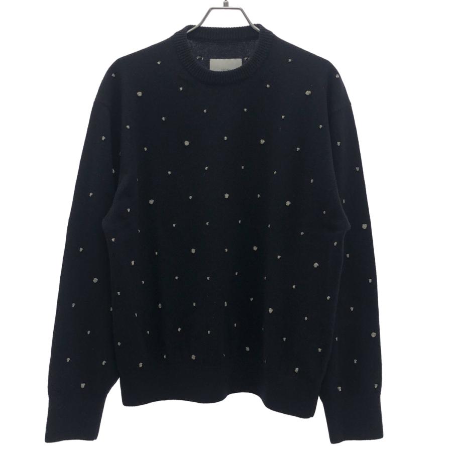 ssstein シュタイン 24AW GLITTER DOTS CREW NECK LS グリッタードット 