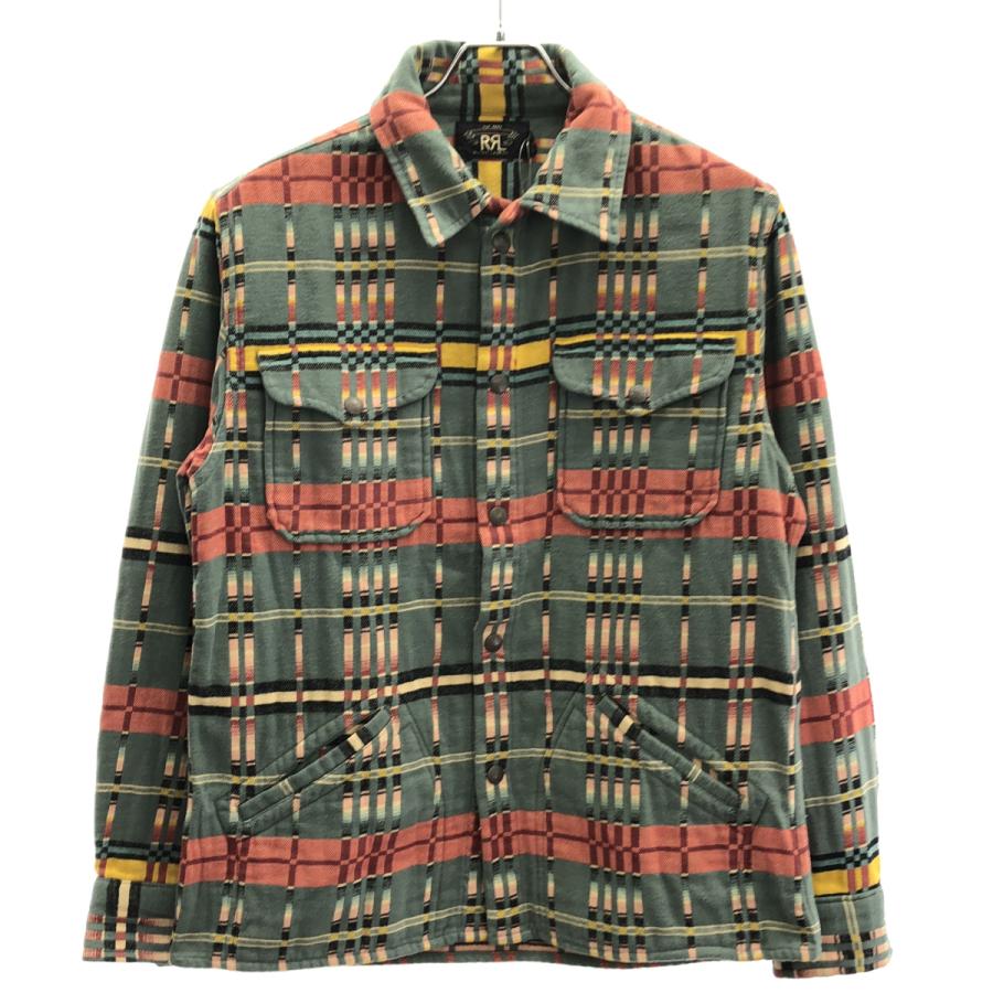 Double RL RRL ダブルアールエル Brown Bear Plaid Jacquard Overshirt