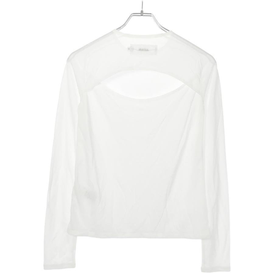 JANE SMITH ジェーンスミス 24SS SHEER BACK OPEN PULLOVER