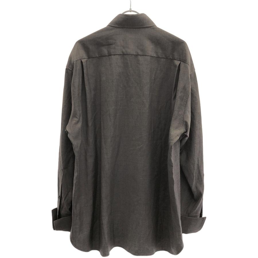 newnow ニューナウ Wool Shirt ウールクラシックシャツ 2402BL02 グレー系 M シャツ newnow ニューナウ Wool Shirt ウールクラシックシャツ