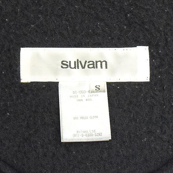 sulvam（サルバム） 18AW ヒトエオーバーコート ブラック S メンズ