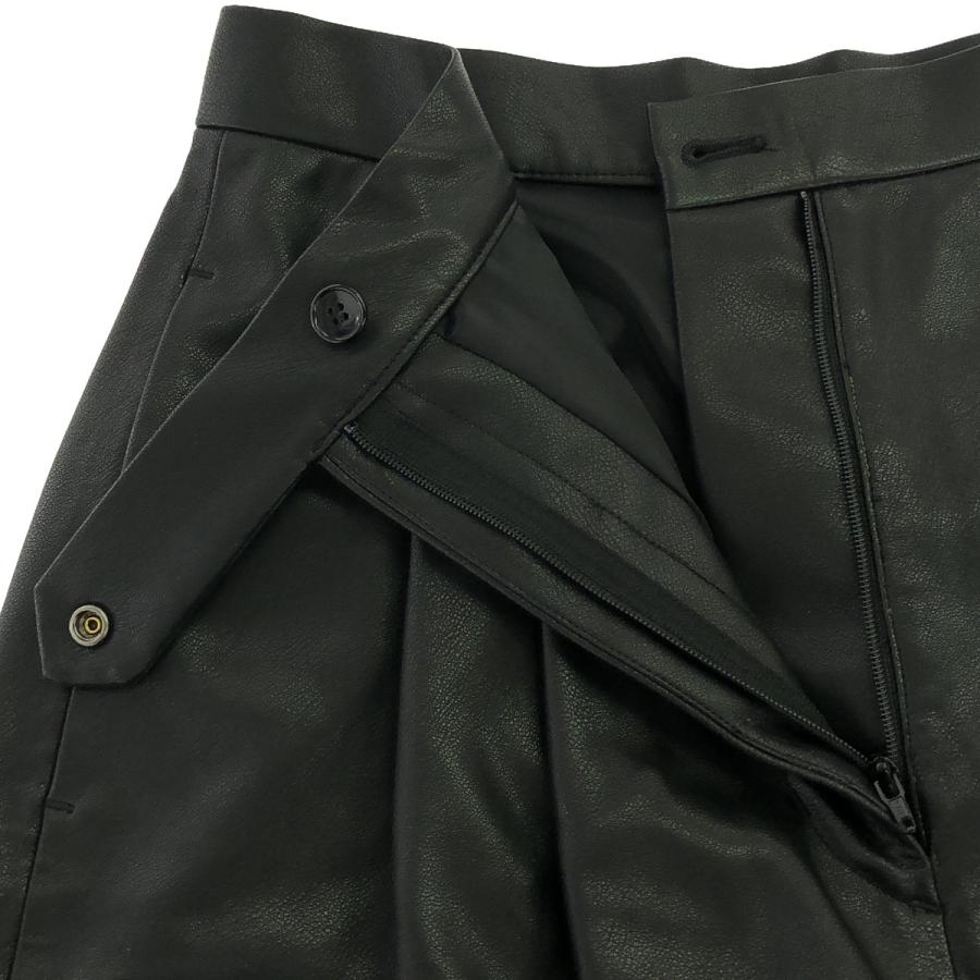 RIM.ARK リムアーク 24SS Faux leather half PT フェイクレザーハーフ  