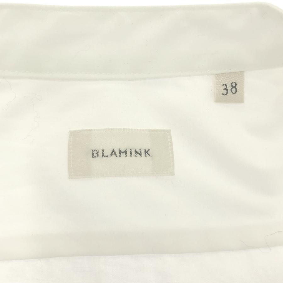 BLAMINK ブラミンク コットンバンドカラーシャツワンピース 7926 BLAMINK ブラミンク コットンバンドカラーシャツワンピース 7926