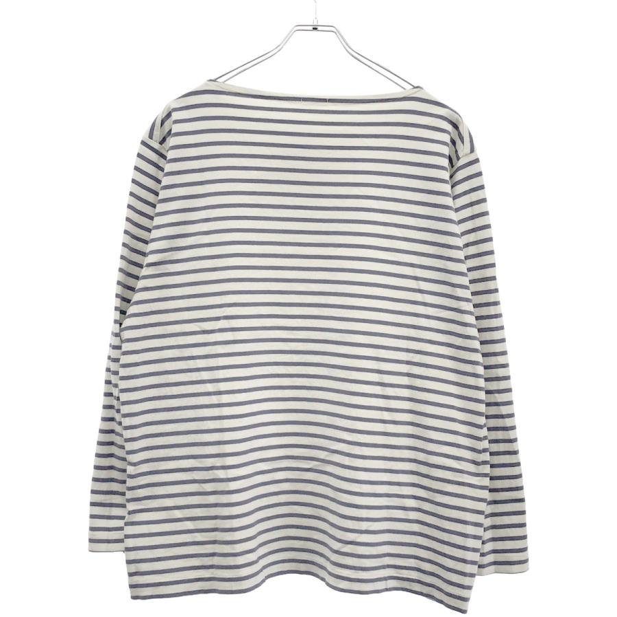【しんご】COMOLI ボーダーボートネック プルオーバー size:1 COMOLI (コモリ) ボーダーボートネック
