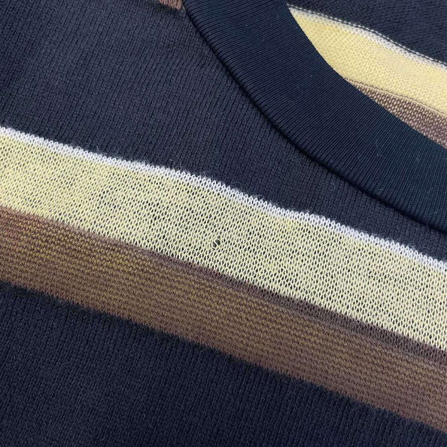 BRU NA BOINNE（ブルーナボイン） 21SS ボーダーニットTシャツ 8321 