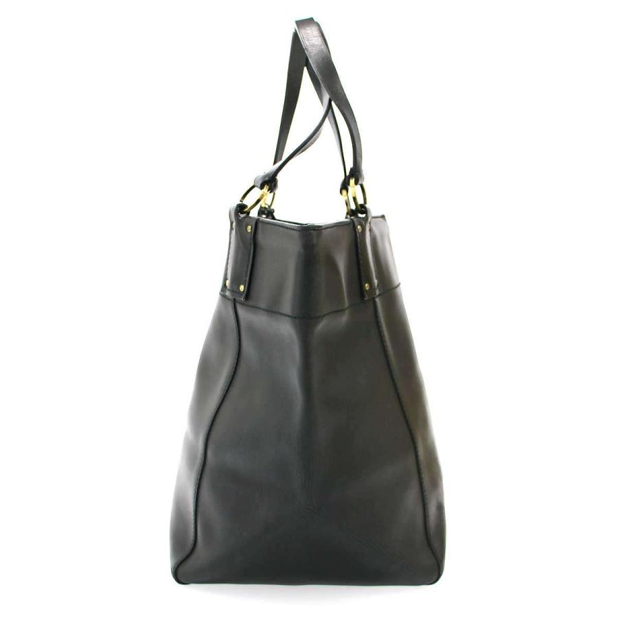 GUCCI（グッチ） ポーチ付き レザートートバッグ 94885 ブラック 
