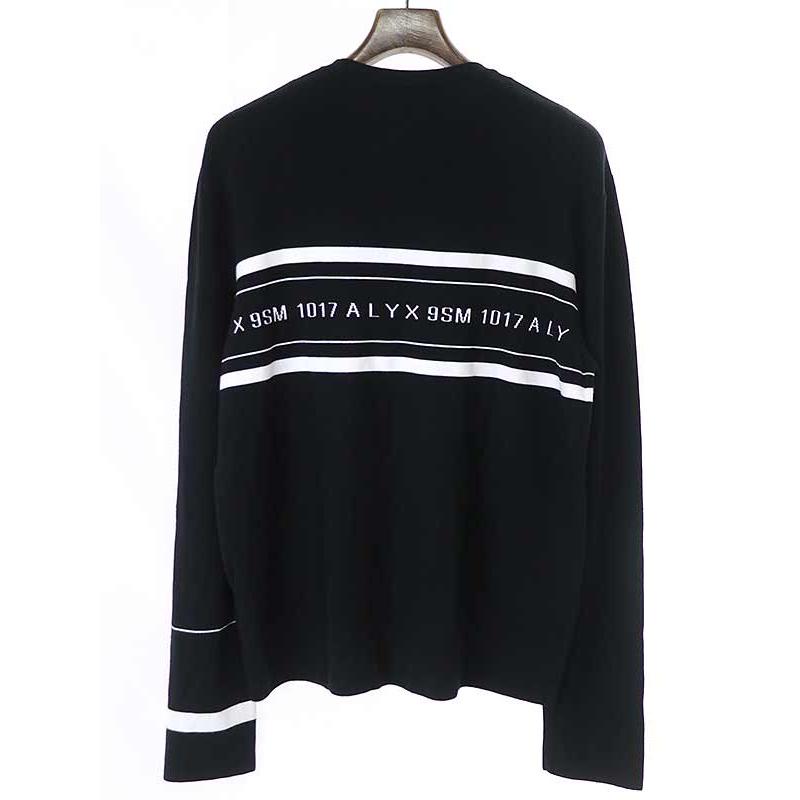 1017 ALYX 9SM（アリクス） 21AW バンドロゴニットセーター ブラック L 